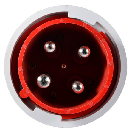 Вилка силова переносна АСКОУКРЕМ ВП 63А/4, 3Р+РЕ, A0080010008 - 3