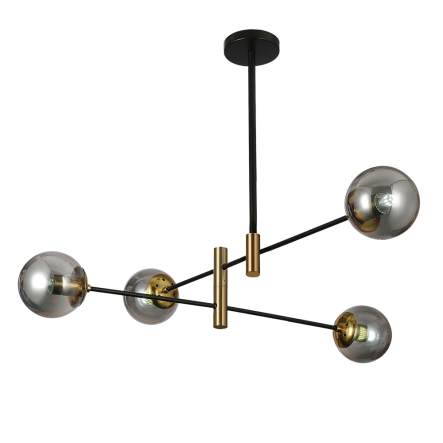 Люстра LEVISTELLA в стиле модерн, 909LXL3012-4 BK+BK - 1