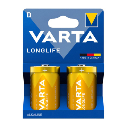 Батарейка VARTA&nbsp;LONG&nbsp;LIFE, LR20,&nbsp;D&nbsp;373, ALKALINE, ціна&nbsp;за&nbsp;1&nbsp;батарейку - 1
