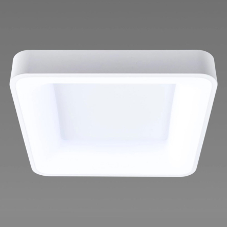 Люстра LED Sirius GLD-23413 WT, 64W, ⌀400, квадрат, белая