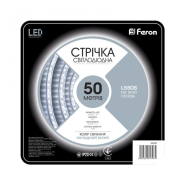 Светодиодная лента белая FERON SANAN LS606 12V smd5050 60Led/m 14.4W/м IP20 5м
