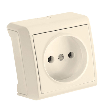 Розетка одинарная VIKO VERA, 90681207, крем - 1