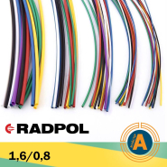 Трубка термоусаджувальна RADPOL, RC 1,6/0,8Х1-ZT жовто-зелена