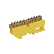 Шина PE "земля" на DIN-изоляторах ШНИ-8х12-12-Д-Ж IEK