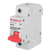 Автоматический выключатель E.NEXT e.mcb.pro.60.1.K 100 new, 1р, 100А, K, 6кА new, p0430003
