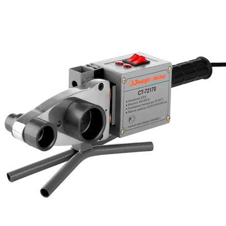 Зварювальний апарат для пластикових труб ЕНЕРГОМАШ СТ-72170, 1700Вт - 1