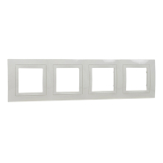 Рамка 4-местная слоновая кость Schneider Electric Uniсa BASIC, MGU2.008.25