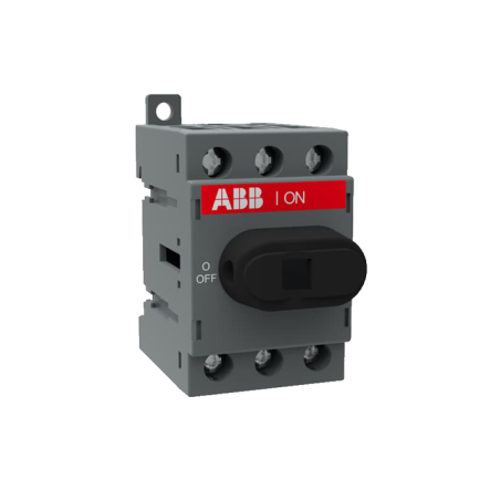 Рубильник ABB OT40F3 врубной с рукояткой, 1SCA104902R1001 - 1