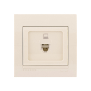 Розетка Lezard DERIY компьютерная, крем, 702-0303-139