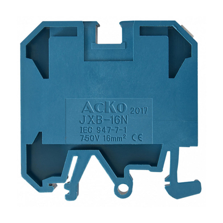 Клемник гвинтовий АСКО-УКРЕМ JXB-16х35 синій, A0130010026 - 1