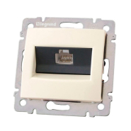 Розетка комп'ютерна RJ45 ISDN LEGRAND Valena, 774341, слонова кістка