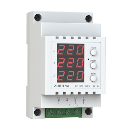 Вольтметр-цифровий ZUBR glaz V3, 4820120221323, індикатор напруги - 1