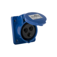 Гнездо врезное АСКО-УКРЕМ, A0080030001, ГВ 16А/3, 2Р+РЕ