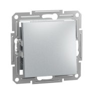 Выключатель одноклавишный Schneider Electric ASFORA, алюминий, EPH0100161