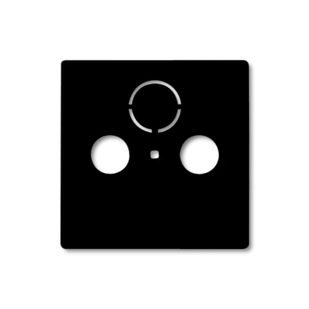 Центральная плата TV+R+(SAT) ABB Basic 55, 1743-95-507, черный шато - 1
