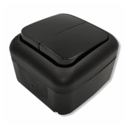 Выключатель VI-KO Palmiye 2-кл, черный, 90555102