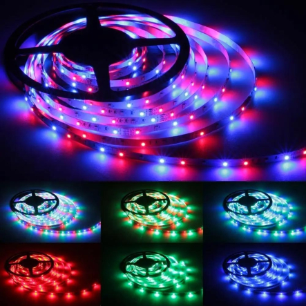 Лента LED RGB Комплект - 5 м 5050 с блоком и пультом управления