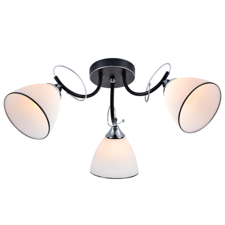 Люстра VALESO V XA1226–3 Black Chrome на 3 плафона - 1