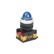 Світлосигнальний індикатор IEK AL-22 d22мм синя неон 240В циліндр