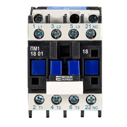 Магнитный пускатель АСКО-УКРЕМ ПМ 1-18-01 D7 42B (LC1-D1801), A0040010091