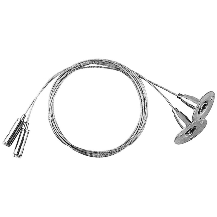 Тросовый подвес FERON, LD1002, для шинопровода, 150 см (2 шт./уп.), 5872 - 1