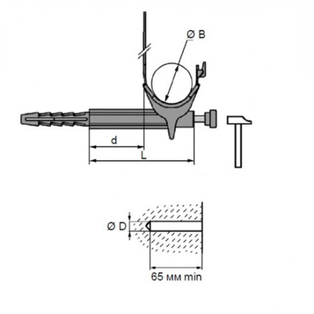 Фасадный кронштейн SC93-6 PC