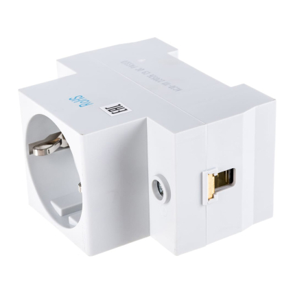 Розетка на DIN-рейку AC30-111