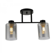 Светильник Ardero OSTIN BL1320-1ARD, под лампу E27*2 шт, 405х120х245 мм, чёрный