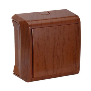 Вимикач 1 кл., VIKO VERA, 90682201, червоне дерево