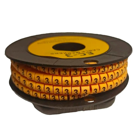 Маркировка кабельная Techno Systems МК0 0,75-1,5мм2 символ "3" 1000шт/ролл, TNSy5502403 - 1