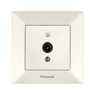 Розетка ТV 0 потерь Panasonic Arkedia Slim, крем, 04542BG