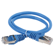 Шнур комутаційний (патч-корд), кат.5Е FTP, LSZH 1м, синій