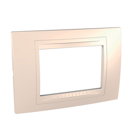 Рамка тримісна, крем, Schneider Electric Uniсa Allegro MGU4.103.59 - 1