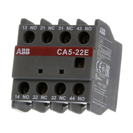 Блок дополнительных контактов ABB СА5-22Е (2но+2НЗ), 1SBN010040R1022 - 1