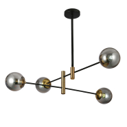 Люстра LEVISTELLA в стилі модерн, 909LXL3012-4 BK+BK