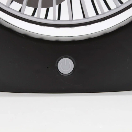 Вентилятор портативний LY-853, 5Вт (20×20×10см), от USB, чёрный