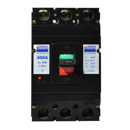 Автоматический выключатель АСКО-УКРЕМ &nbsp;ВА-2004N/400, 3р, 400&nbsp;А, A0010040074 - 1