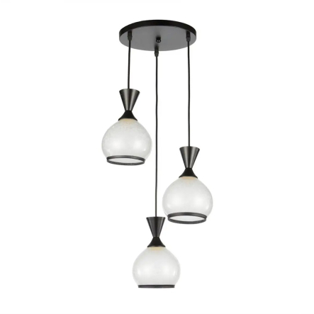 Люстра подвес VALESO V 6155-3 BK - 1