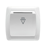 Вимикач картковий, стандарт без реле VIKO CARMEN, 90562051, крем