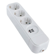 Колодка 3гн (2P+PE + USB) КП-3-USB-10