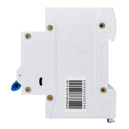 Автоматический выключатель АСКО-УКРЕМ ВА-2017/B 1р, 6А, A0010170049