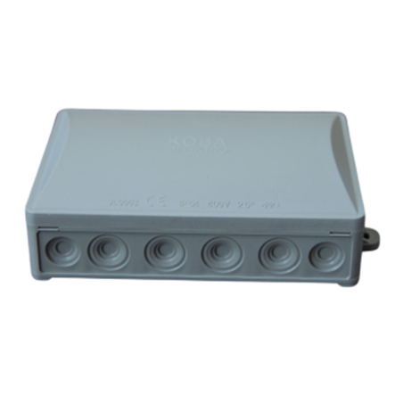 Коробка распределительная наружная Premium Grey Р16 без клемм, 133,4(156,4)х94,5х40,5мм, ФР-00001564