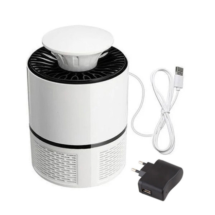 Светильник от комаров 5W 110-240V USB+адаптер PP Lemanso LM3401 белый