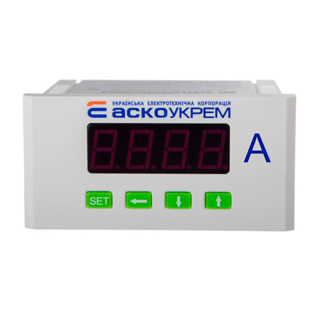 Амперметр цифровий АСКО-УКРЕМ ЦА-5, 5А АС 96х48, A0190010123 - 1