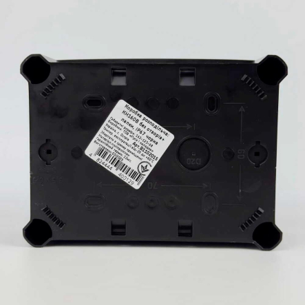 Коробка распределительная СКІМ B1102015, 163х123х68 (КH160B), без отв. IP67, чёрная