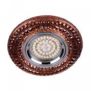 Светильник точечный Feron CD877, MR16, G5.3, чайный, LED подсветка, 4000K, 5049