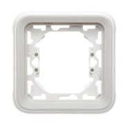 Рамка одинарна с суппортом Legrand Plexo 069692, біла
