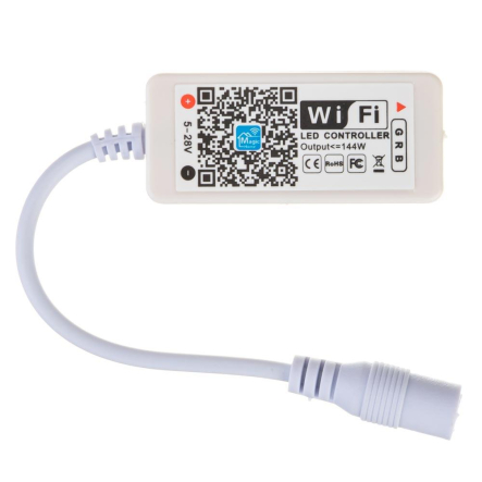 Контроллер для светодиодной ленты RGB mini 12А WI-FI 144W/5-28V AVT