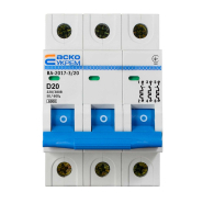Автоматический выключатель АСКО-УКРЕМ ВА-2017/D 3р, 20А, A0010170102