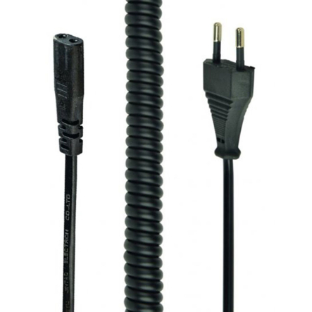 Кабель силовой для электробритв Cablexpert PC-C1-VDE-1.8M, CEE7/16-C1, длина 1.8 м, VDE витой - 1